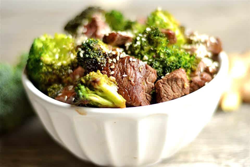 20 Minute Ginger Beef with Broccoli